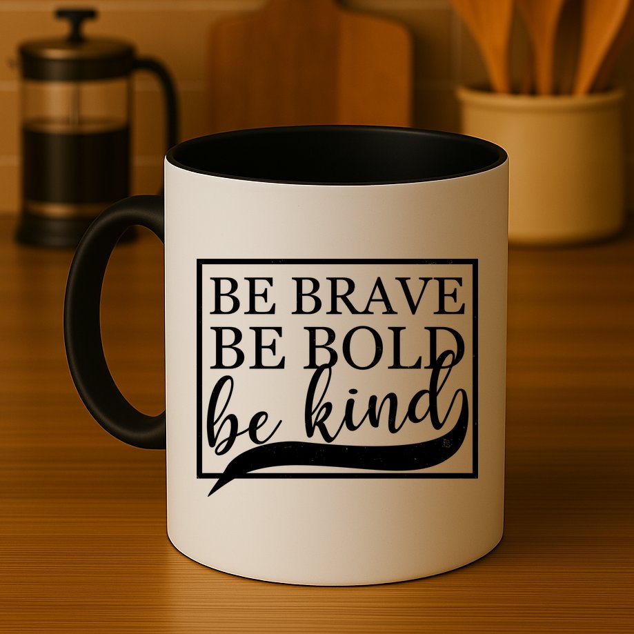 Be Brave Be Bold Be Kind Mug