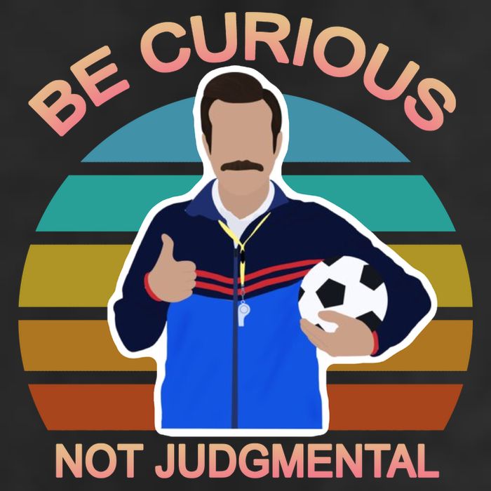 Be Curious Not Judgmental Funny Soccer Hat