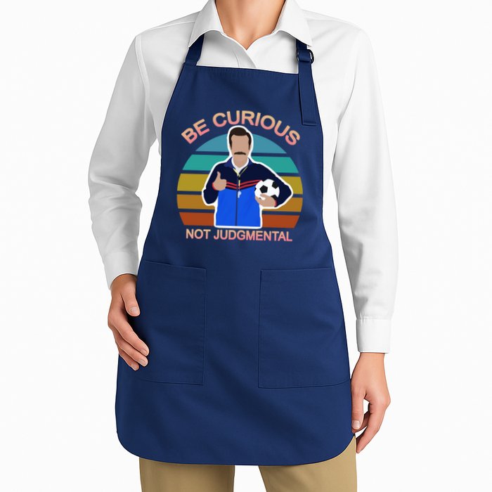 Be Curious Not Judgmental Funny Soccer Apron
