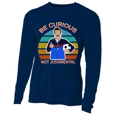 Be Curious Not Judgmental Funny Soccer Cooling Performance Long Sleeve Crew