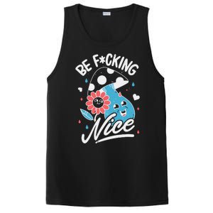 Be Fucking Nice Mushroom Flower PosiCharge Competitor Tank