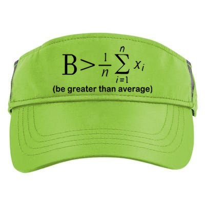 Be Greater Equation Math Adult Drive Performance Visor