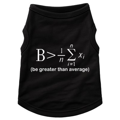Be Greater Equation Math Doggie Tank