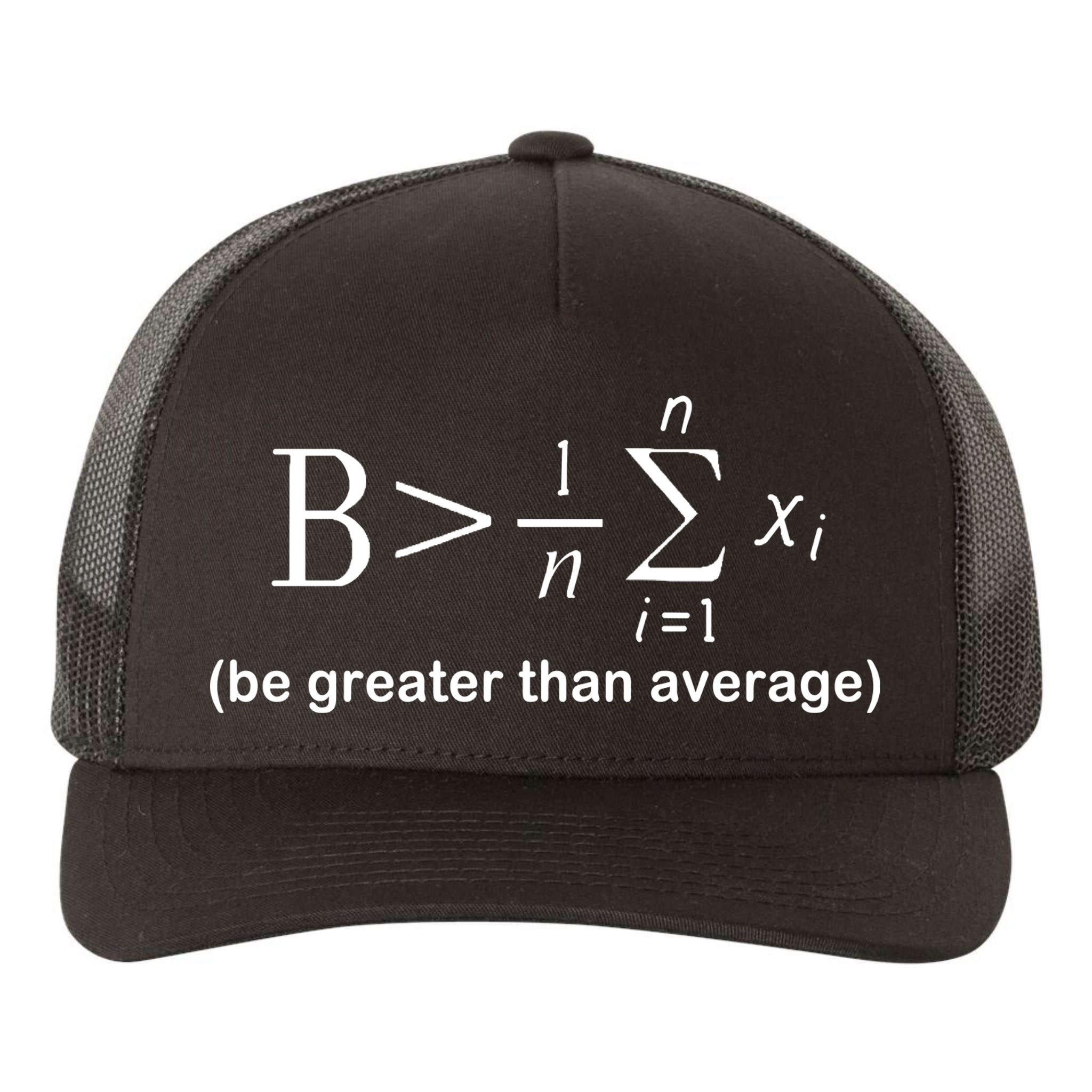Be Greater Equation Math Yupoong Adult 5-Panel Trucker Hat