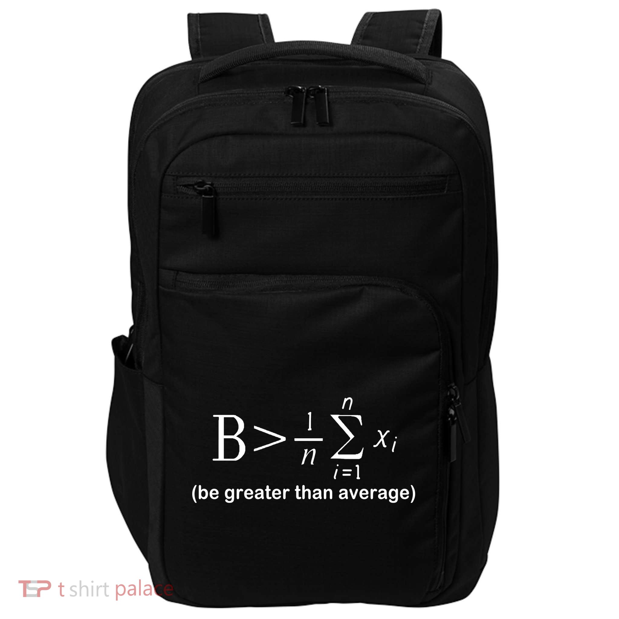 Be Greater Equation Math Impact Tech Backpack