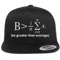 Be Greater Equation Math Flat Bill Trucker Hat