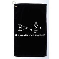 Be Greater Equation Math Golf Towel