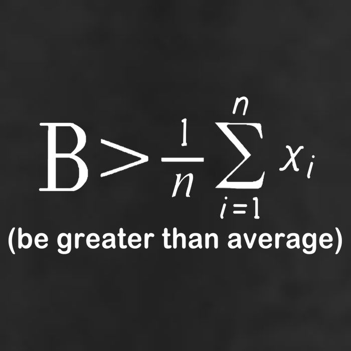 Be Greater Equation Math Golf Towel
