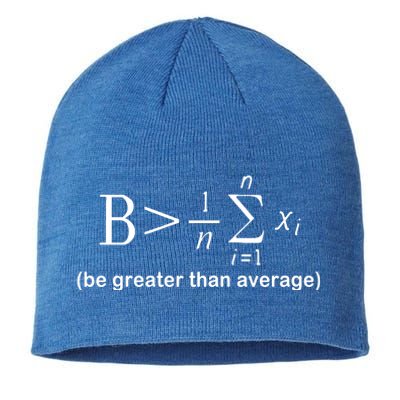 Be Greater Equation Math Sustainable Beanie