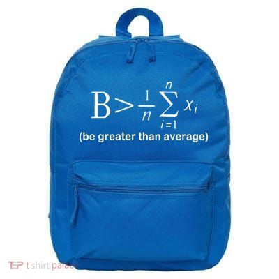 Be Greater Equation Math 16 in Basic Backpack
