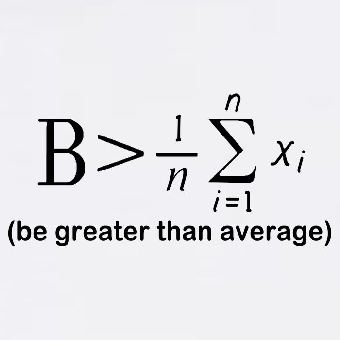 Be Greater Equation Math Garment-Dyed Sweatshirt