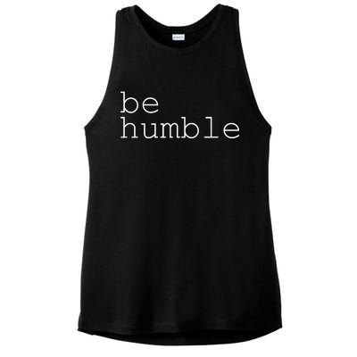 Be Humble Ladies PosiCharge Tri-Blend Wicking Tank