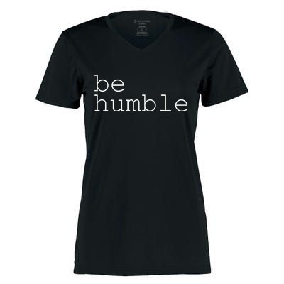 Be Humble Women's Momentum V-Neck T-Shirt