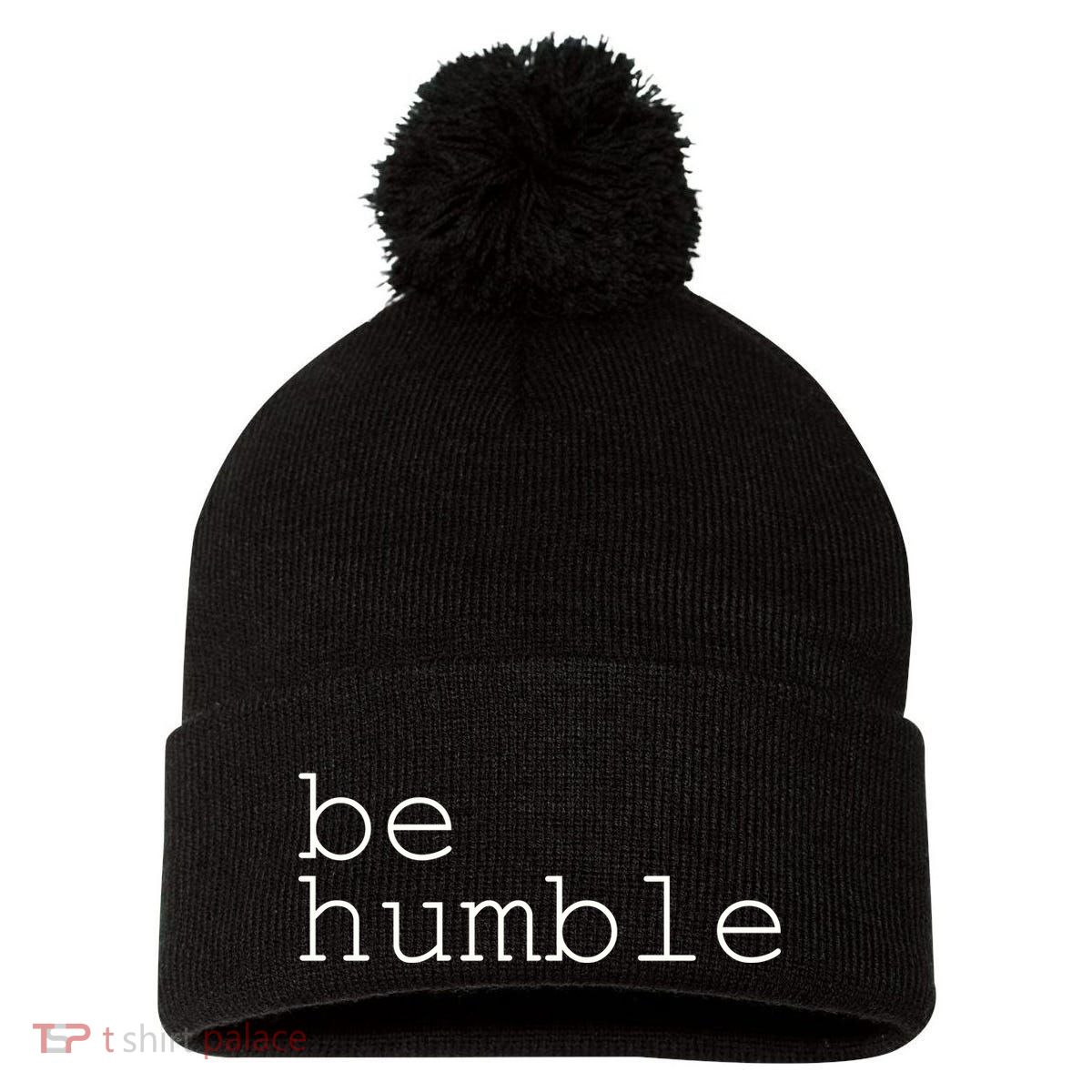 Be Humble Pom Pom 12in Knit Beanie