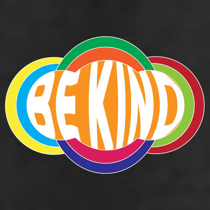 Be Kind 70's Retro Logo Tribute 7 Panel Mesh Trucker Snapback Hat