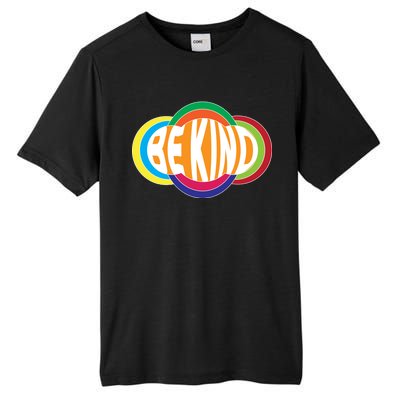 Be Kind 70's Retro Logo Tribute Tall Fusion ChromaSoft Performance T-Shirt