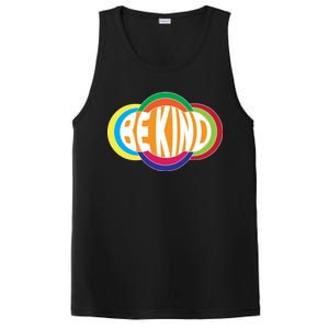 Be Kind 70's Retro Logo Tribute PosiCharge Competitor Tank