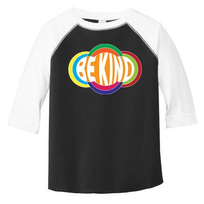 Be Kind 70's Retro Logo Tribute Toddler Fine Jersey T-Shirt