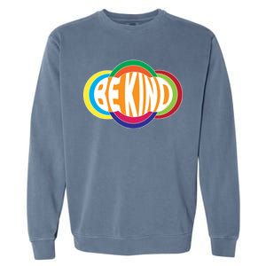 Be Kind 70's Retro Logo Tribute Garment-Dyed Sweatshirt