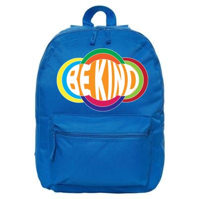 Be Kind 70's Retro Logo Tribute 16 in Basic Backpack