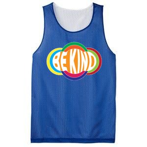 Be Kind 70's Retro Logo Tribute Mesh Reversible Basketball Jersey Tank