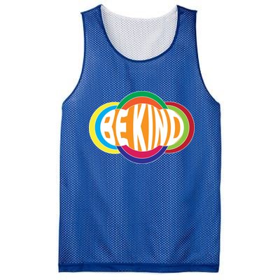 Be Kind 70's Retro Logo Tribute Mesh Reversible Basketball Jersey Tank
