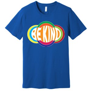 Be Kind 70's Retro Logo Tribute Premium T-Shirt