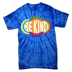 Be Kind 70's Retro Logo Tribute Tie-Dye T-Shirt