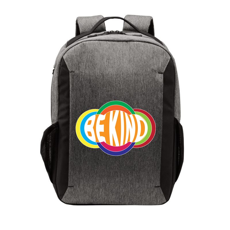 Be Kind 70's Retro Logo Tribute Vector Backpack