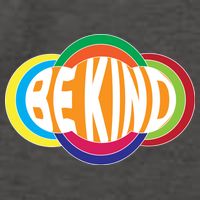 Be Kind 70's Retro Logo Tribute Vector Backpack