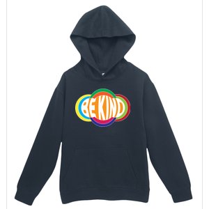 Be Kind 70's Retro Logo Tribute Urban Pullover Hoodie