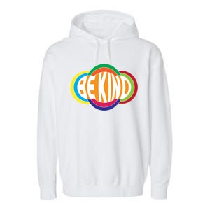 Be Kind 70's Retro Logo Tribute Garment-Dyed Fleece Hoodie