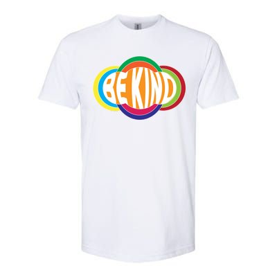 Be Kind 70's Retro Logo Tribute Softstyle® CVC T-Shirt