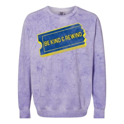 Be Kind And Rewind Colorblast Crewneck Sweatshirt