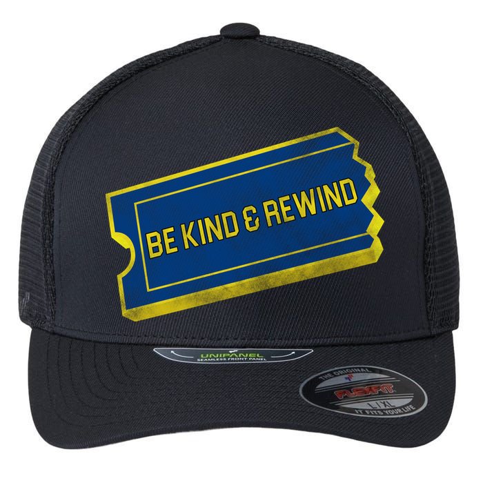 Be Kind And Rewind Flexfit Unipanel Trucker Cap