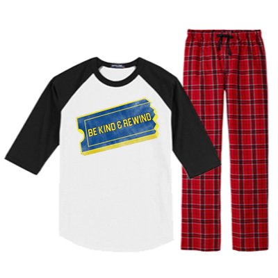 Be Kind And Rewind Raglan Sleeve Pajama Set