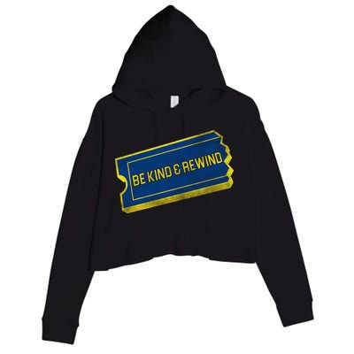 Be Kind And Rewind Crop Fleece Hoodie