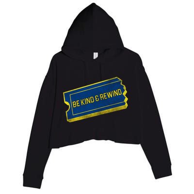 Be Kind And Rewind Crop Fleece Hoodie