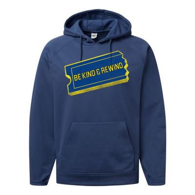 Be Kind And Rewind Performance Fleece Hoodie