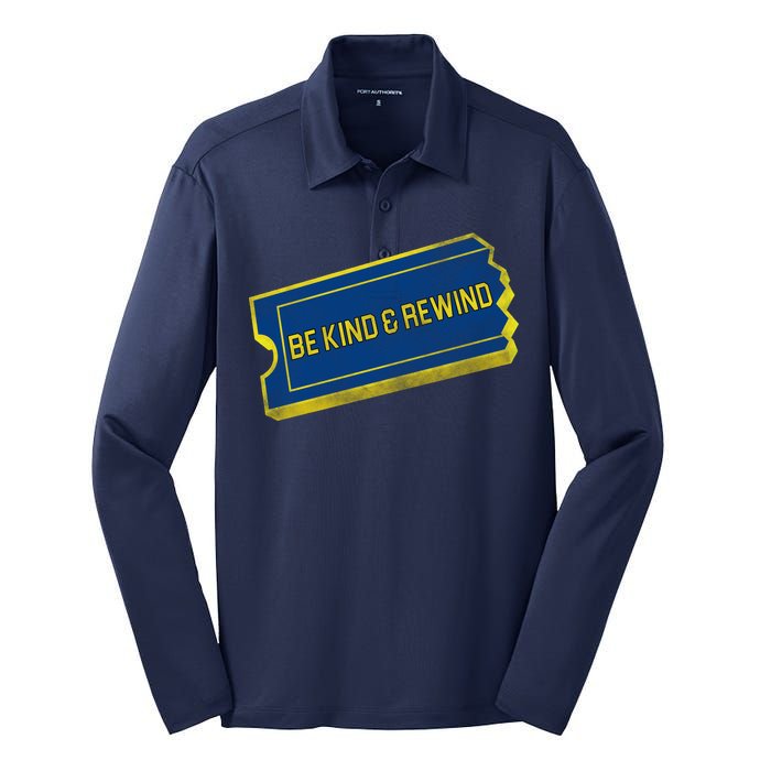 Be Kind And Rewind Silk Touch Performance Long Sleeve Polo