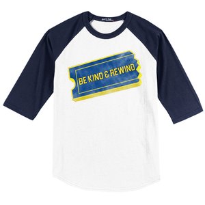 Be Kind And Rewind Baseball Sleeve Shirt