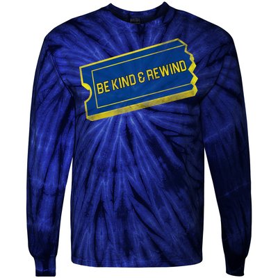 Be Kind And Rewind Tie-Dye Long Sleeve Shirt