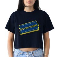 Be Kind And Rewind Crop Top