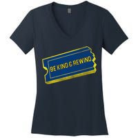 Be Kind And Rewind Women's V-Neck T-Shirt