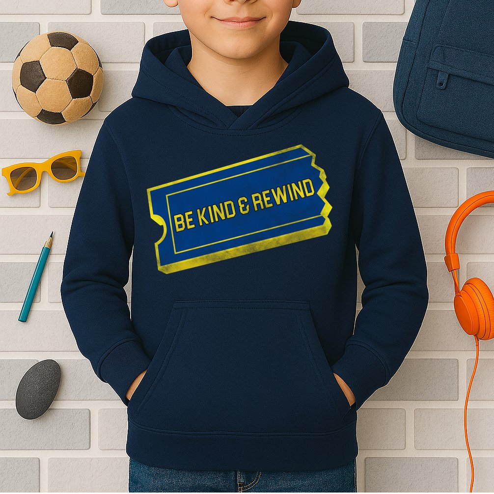 Be Kind And Rewind Kids Hoodie
