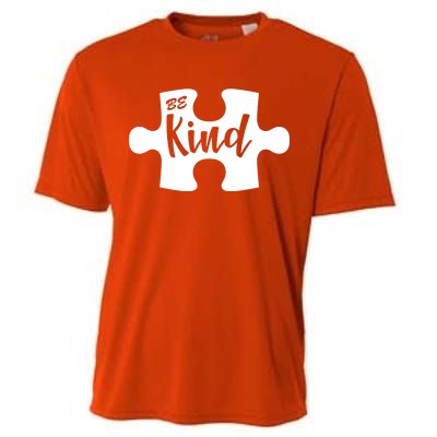 Be Kind Autism Awareness Puzzle Cooling Performance Crew T-Shirt