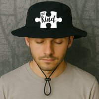 Be Kind Autism Awareness Puzzle Bucket Hat