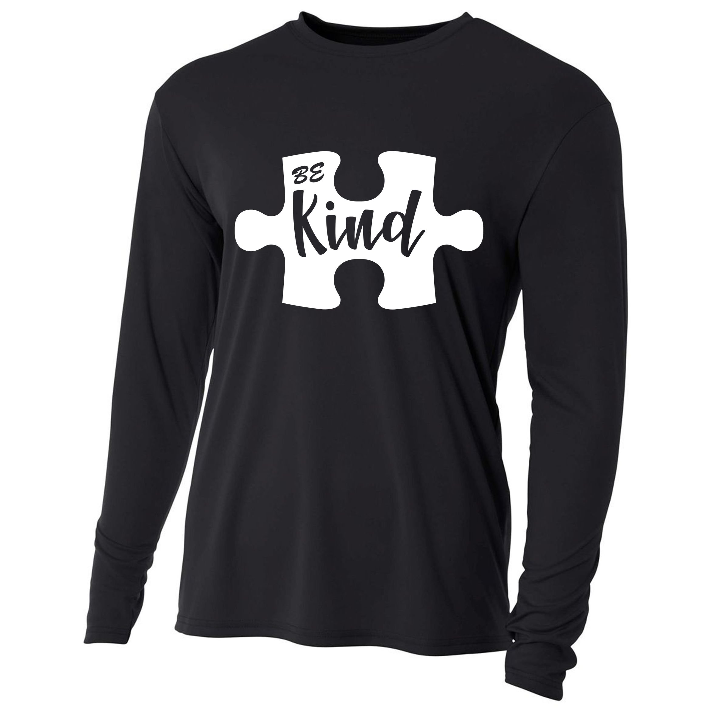 Be Kind Autism Awareness Puzzle Cooling Performance Long Sleeve Crew