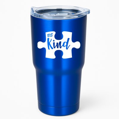 Be Kind Autism Awareness Puzzle Tumbler