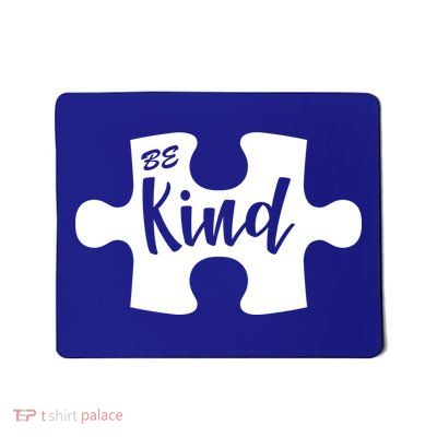 Be Kind Autism Awareness Puzzle Mousepad